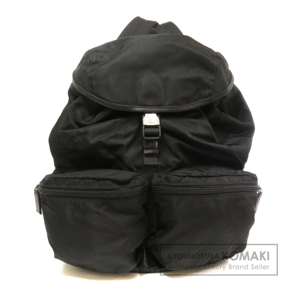 Prada logo plate Backpack Rucksack Daypack - Picture 1 of 11